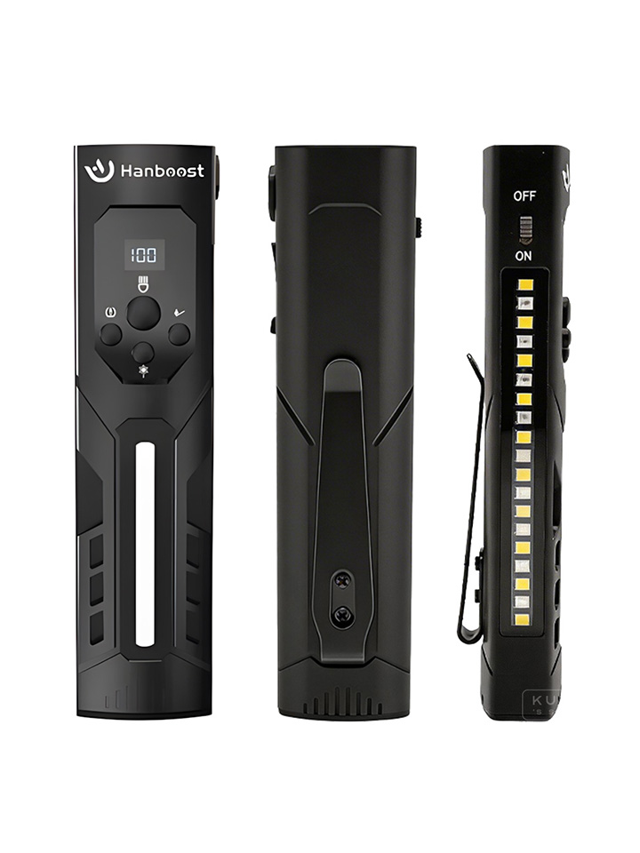 Hanboost 7 In 1 Multifunctional EDC Flashlight for Outdoor Camping