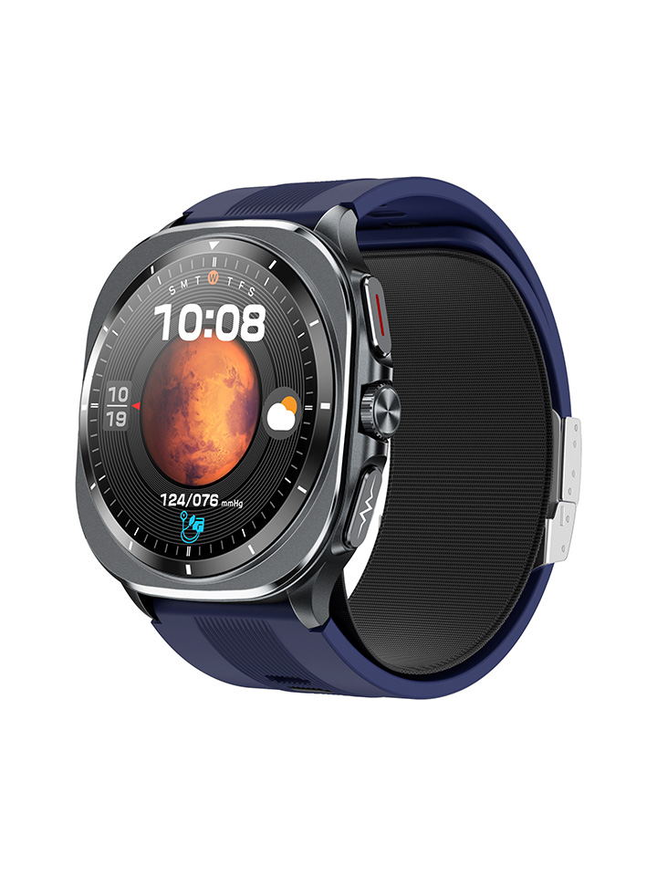 TK65 Bluetooth Smartwatch With Blood Oxygen And Blood Pressure Monitor And Electrocardiogram Health Monitor Functions