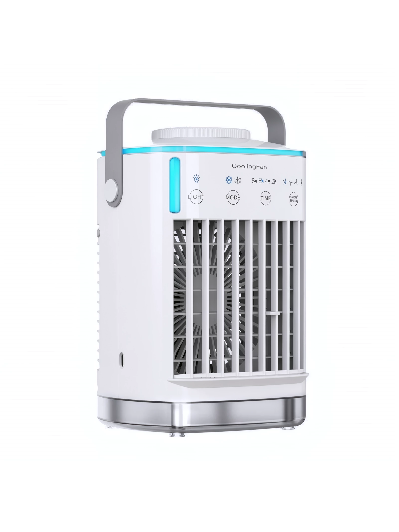 Portable Air Cooler Personal Cooling Fan 700ML Water Tank