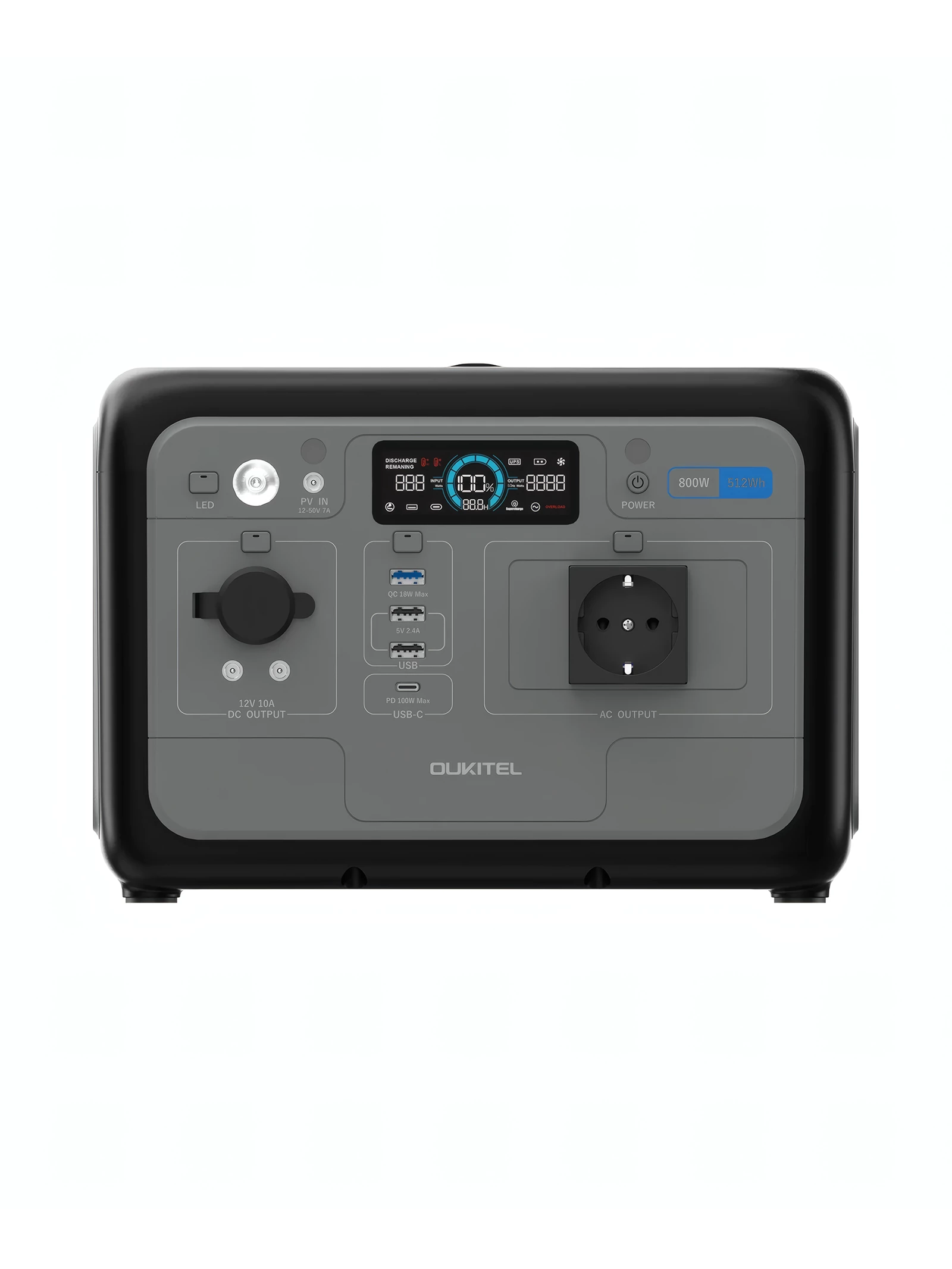 OUKITEL P800 Portable Power Station 800W | 512Wh