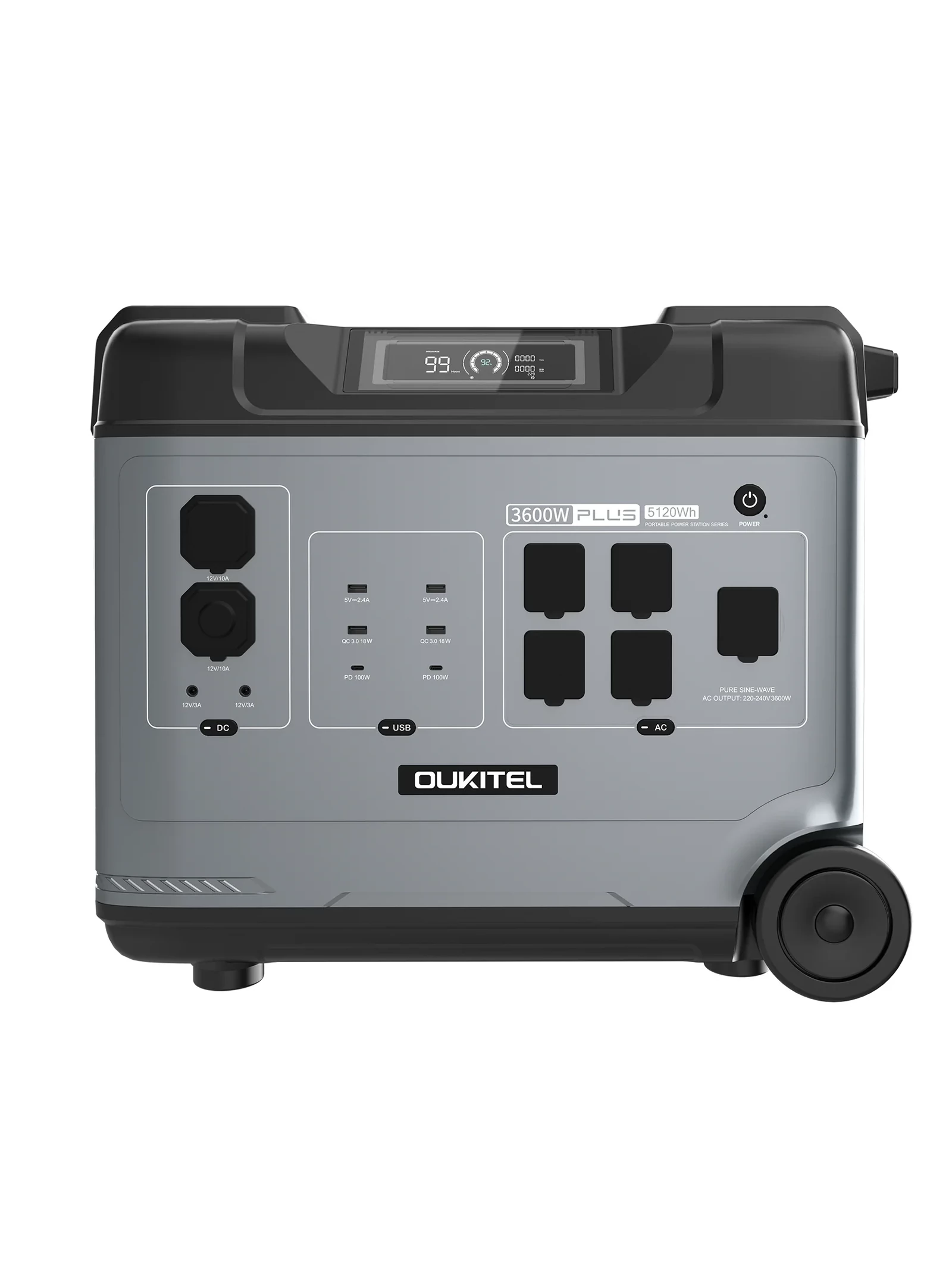 OUKITEL P5000E PLUS Portable Power Station 3600W | 5120Wh